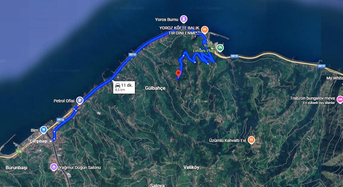 TRABZON ÇARŞİBAŞI FENERKÖY MAH 600 M²  TARLAMIZ SATILIKTIR. - TRABZON ÇARŞIBAŞI fotoğraf 4
